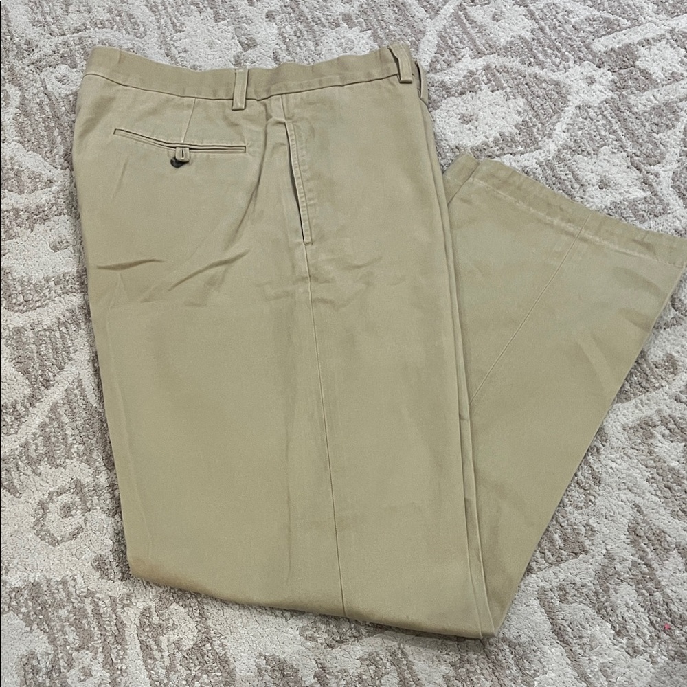 Polo Golf Flat Front Men's Chino Pants - Khaki